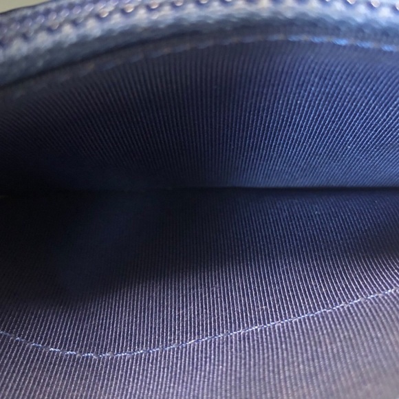 Chanel Classic Electric Blue Quilted Patent Leather CC Bifold Wallet, EC w COA - Picture 14 of 16